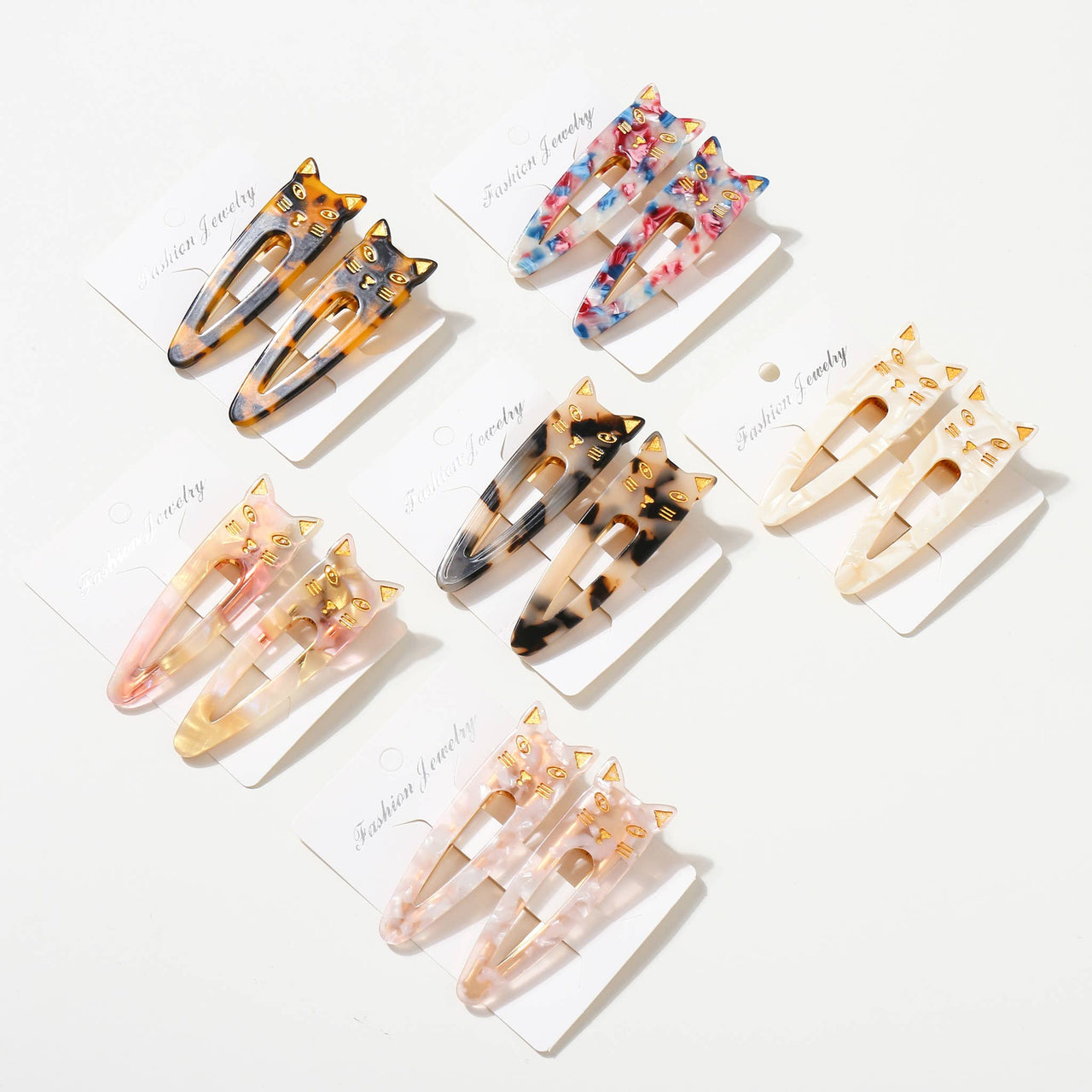 Elodie | Cute Cat Eco-Friendly Hair Clip (Set of 2)