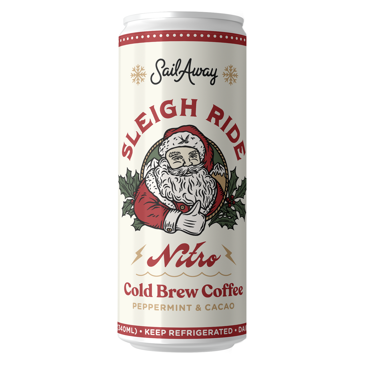 Holiday Seasonal Cold Brew Coffee - Peppermint Mocha