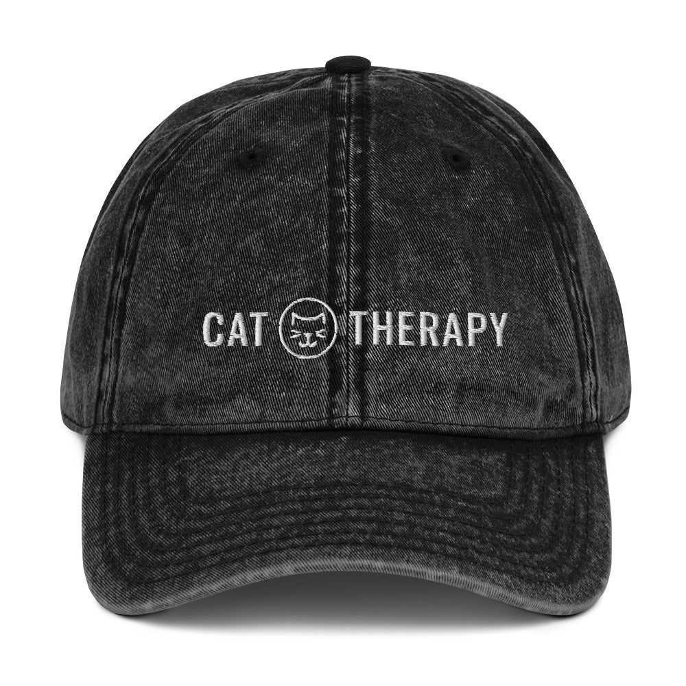 Vintage Style Cat Therapy Hat